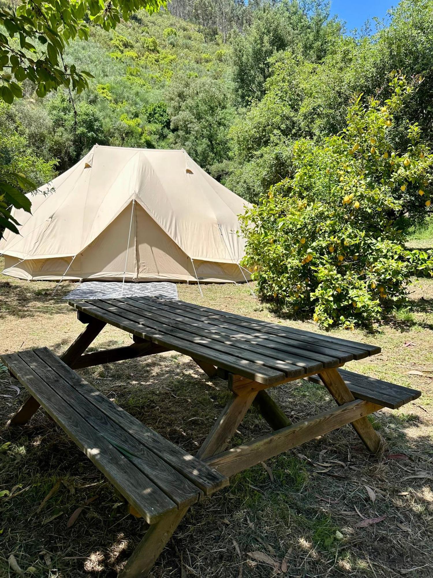 Giant Canvas Rental Tent Agro-Turismo Quinta Da Fonte Figueiró dos Vinhos Kültér fotó
